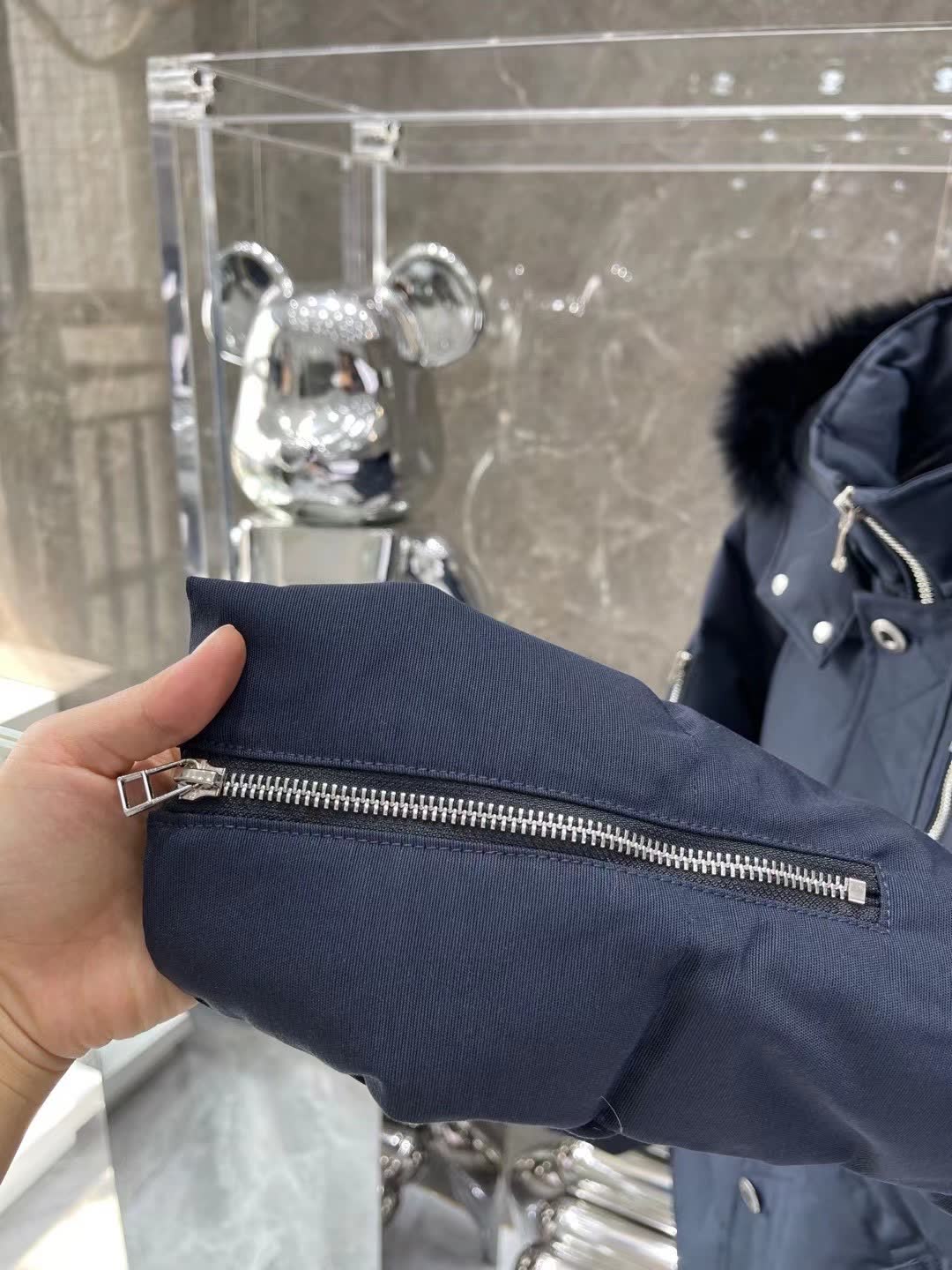 Moose Knuckles Hooded Down Jacket